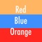 Red Blue Orange