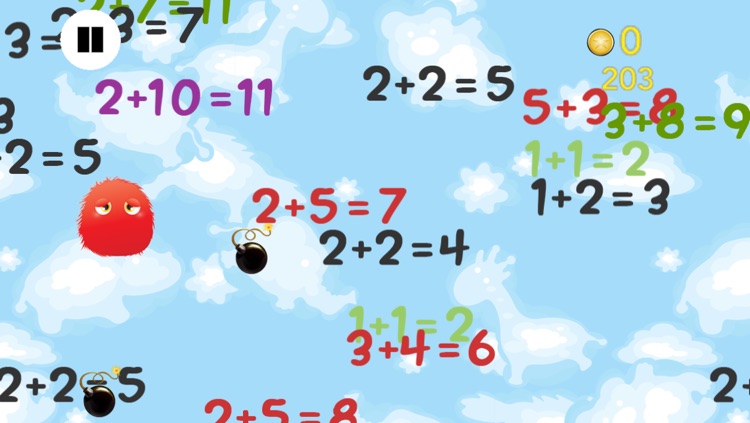 Furry Math Friends – Mathematics game for children to learn algebra, calculation and addition for preschool, kindergarten or elementary school screenshot-4