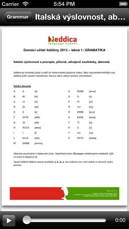 Mobilní Učitel - Výuka Italštiny screenshot-3