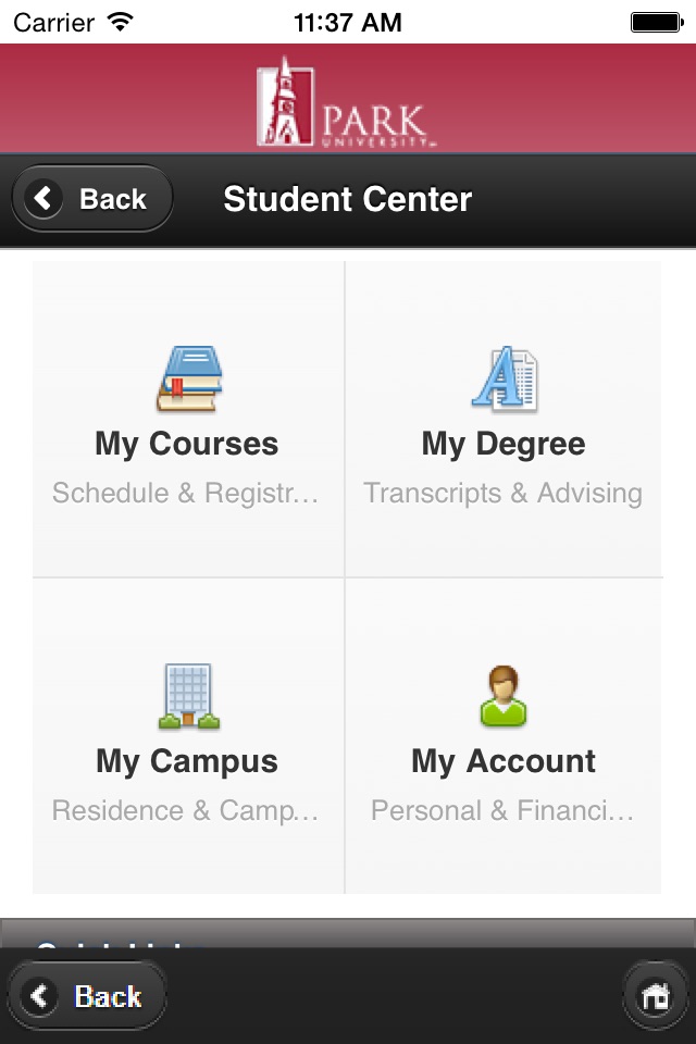 Park University Mobile screenshot 2