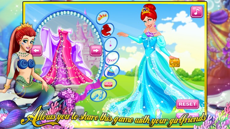 Mermaid princess dressup screenshot-3