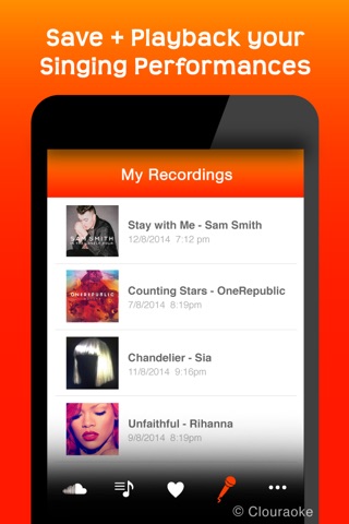 Sing Free Music Karaoke MP3 Songs with Clouraoke - Stream Singing for SoundCloud screenshot 4
