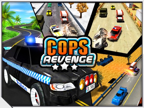 復讐COPS - 高速道路でパトカーの解体（破壊愛好家のためのゲーム）のおすすめ画像1