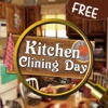 Free Kitchen Cleaning Day: Hidden Object Game