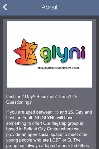 LGB&T Youth App NI screenshot 4