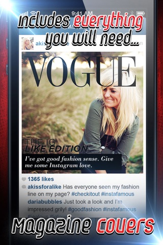 InstaFamous - Celebrity ShoutOuts, Magazine Covers (Instagram Edition) screenshot 2