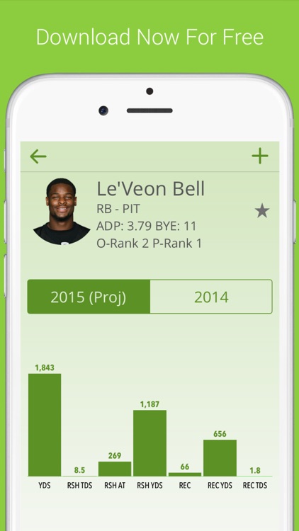 Fantasy Football Draft Kit - Cheat Sheet For 2015 screenshot-3