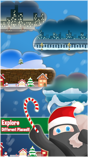 Racing Ninja Santa Claus - Fun Christmas Jumping Adventure G(圖2)-速報App