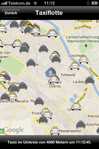 Taxi Dresden screenshot 2