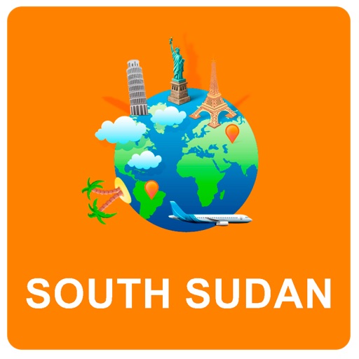 South Sudan Off Vector Map - Vector World icon