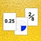 Our Math Decimals and Fractions Game app is a quick and easy approach to learning decimals and their equivalents fractions