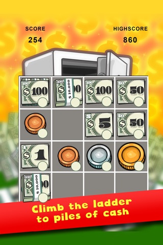 Get Rich 2048: Start Broke & Turn Pennies into Millions screenshot 2