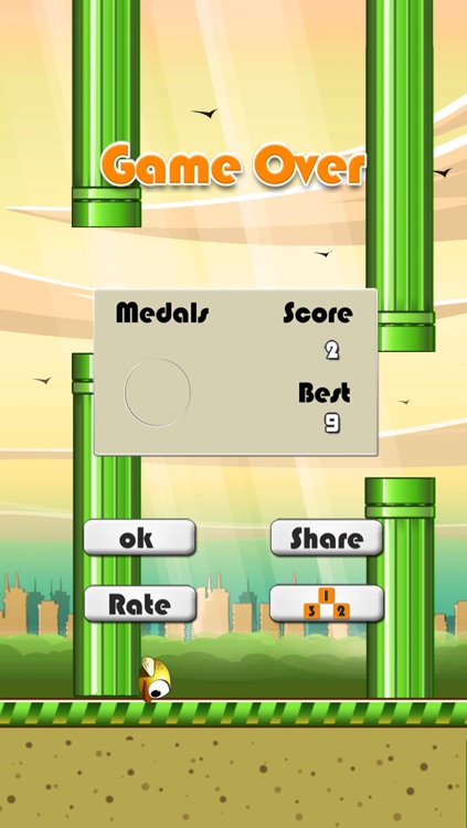 Flappy Quacky : A Flying Bird Game - Tilt and Shift to Live screenshot-4