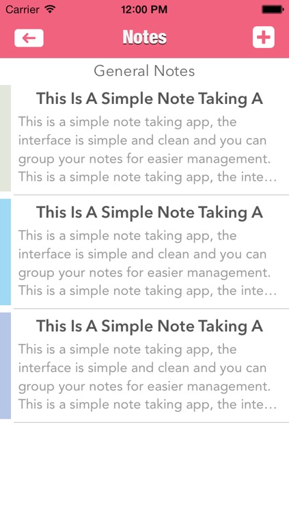 Simple Note App