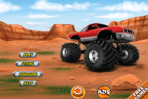 Monster Truck Car Jump - Extreme Escape Chase Challenge screenshot 3