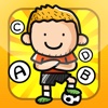 ABC Soccer learning game for children: Word spelling of the football world