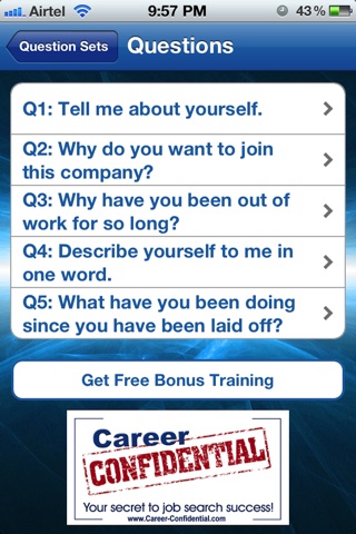 Job Interview Questions Prep screenshot 3