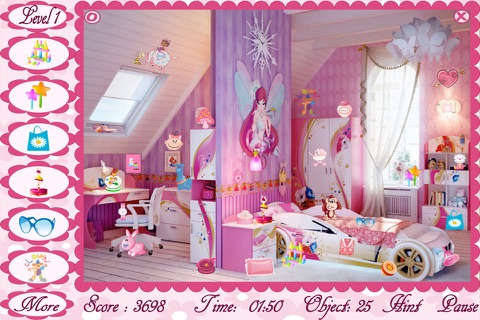 Princess Rooms Hidden Objects Game screenshot 3