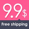 9.9 dollars free shipping