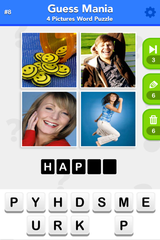 Guess Mania 4 Pics 1 Puzzle Word - trivia quiz to stump you! screenshot 3