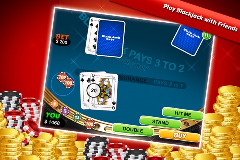 Blackjack FREE - Casino Card Game 21 screenshot 2