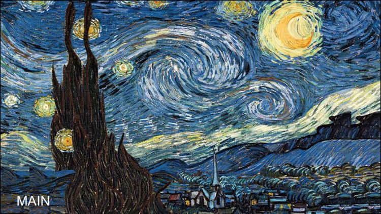 Van Gogh Interactive Art Gallery