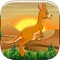 Goo Kangaroo  - Orange Australia Marsupial Outback