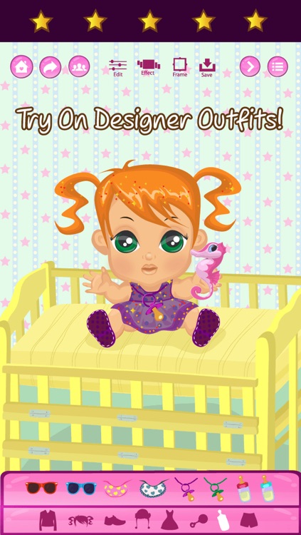 Baby Dress Up Game For Girls - Beauty Salon Fashion And Style Makeover FREE screenshot-3