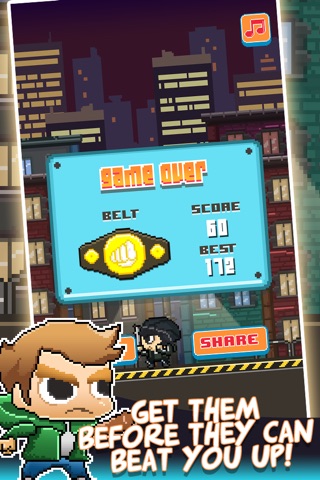 Pixel Punch - Impossible Awesome Retro Free Game screenshot 2