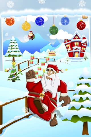 Bouncy Santa -Top Free Cool Bouncing Game screenshot 2