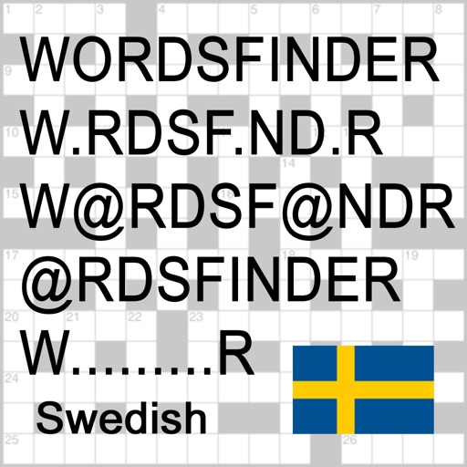 Words Finder Svenska/Swedish PRO - find the best words for crossword, Wordfeud, Scrabble, cryptogram, anagram and spelling Icon