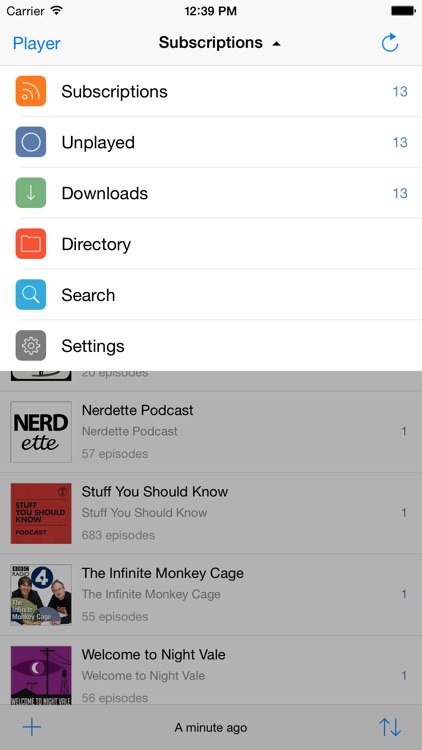 Jimcast - podcast client, manager, catcher. Integration with Podcasts, Instacast, Downcast, Pocket Casts, Overcast