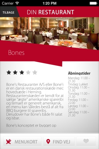Madportalen - Find din nærmeste restaurant screenshot 2