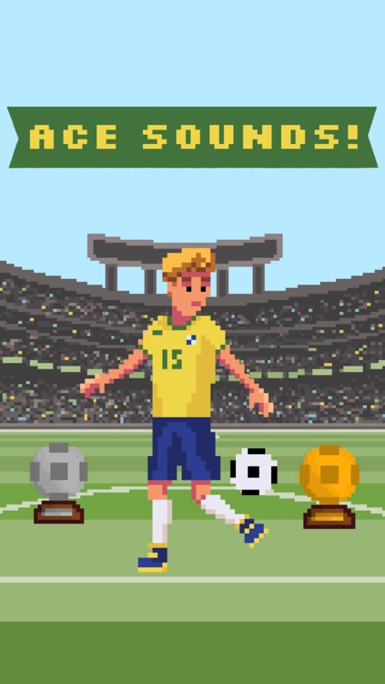 Super Soccer - World Champion 8 Bit Soccer Ball Juggling Free Sports Game screenshot-3