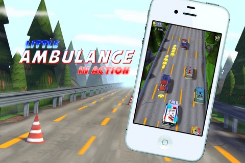 Little Ambulance in Action Kids: 3D Fun Exciting Driving for Kids with Cute Emergency Car screenshot 2