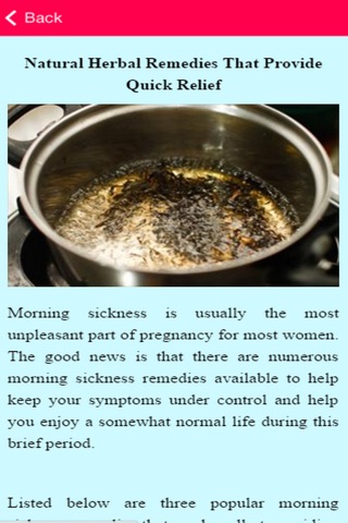 Morning Sickness Remedies screenshot 3