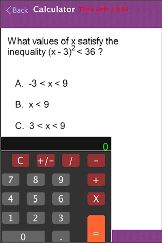 PAPAmath Practice Test Lite screenshot 3