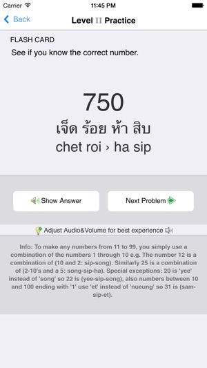 Learn Thai Numbers, Fast! (for trips to Thailand เรียนนับเลข(圖4)-速報App