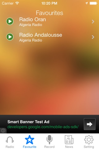 Algeria Radio News Music Recorder screenshot 3