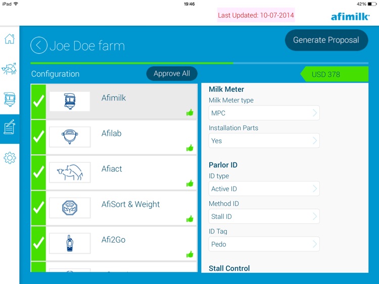 Afimilk Sales and Marketing Application screenshot-3