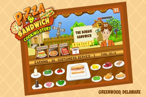 Pizza & Sandwich Cooking Story screenshot 3