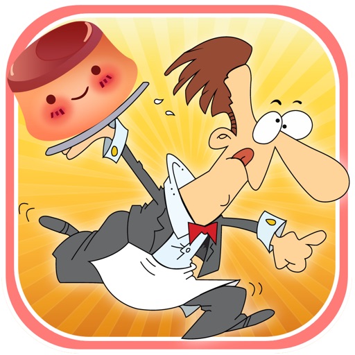 Pudding Hop Rescue - Bouncing Food Catching Game for Kids - Free Icon