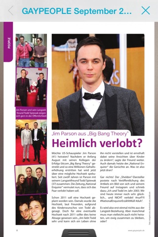 GAYPEOPLE – Party- & Lifestyle-Magazin screenshot 2