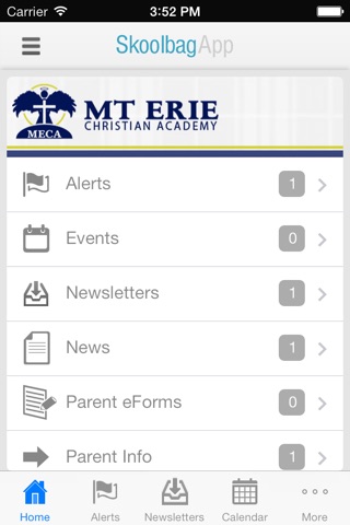 Mt Erie Christian Academy - SkoolbagApp screenshot 2