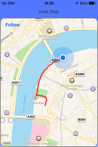 Walking GPS screenshot 2