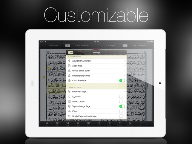 Quran Kareem 13 Line for iPad(圖5)-速報App