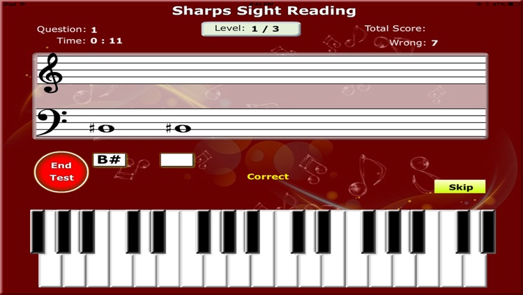 Notes for Piano: Sight reading and Ear training Free screenshot-2
