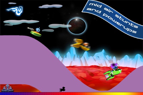 Alien Rocket Race - Real Fun Free Racing Game for Space Rivals screenshot 2
