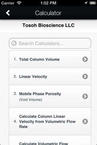 Chromatography Calculator screenshot 2