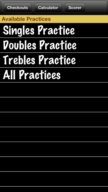 Darts Practice